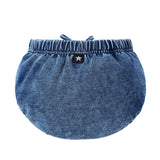 Medium Blue Stretch Denim Bloomer