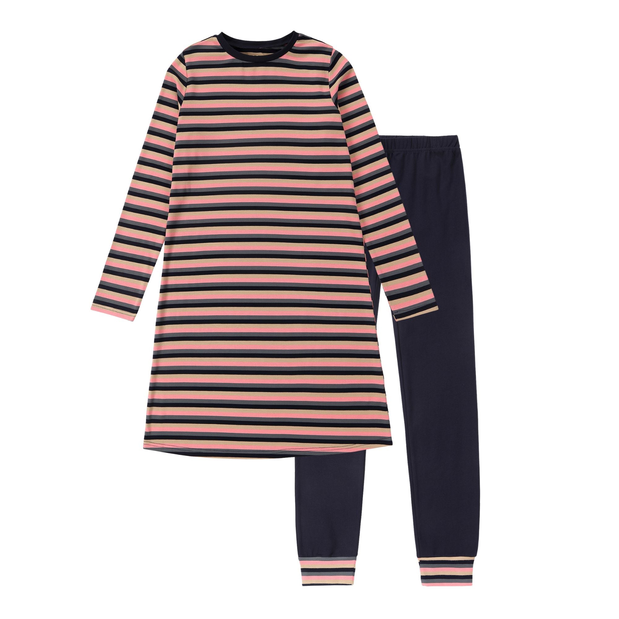 Striped Tunic Set