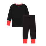 Girls Black Red Stamp Pajamas