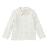 Boys Linen Like Ivory Blazer