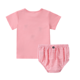 Girls Pink Cherry T-Shirt/Set