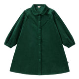 Green Corduroy Dress