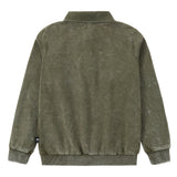 Green Wash Sweatshirt Polo