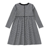 Black and White Striped Dress