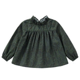 Green Paisley Top