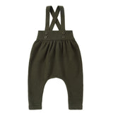 Forest Green Suspender Romper