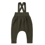 Forest Green Suspender Romper