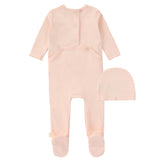 Pink Flower Graphic Footie