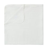White Leaf Graphic Blanket