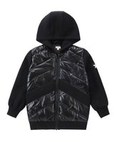 Black Patent Puffer Jacket