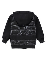 Black Patent Puffer Jacket