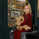 Burgundy Bear Pajama