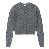 Grey Heather Knit Sweater