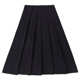 NEW Dark Heather Gray Midi A-Line Skirt