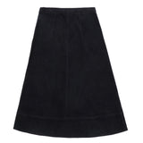 Navy Corduroy Skirt