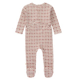 Flower Print Footie