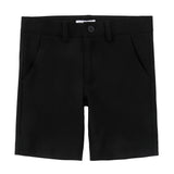 Black Pique Shorts