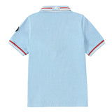 Light Blue/ Red Trim Polo