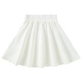 White Shirred Skirt