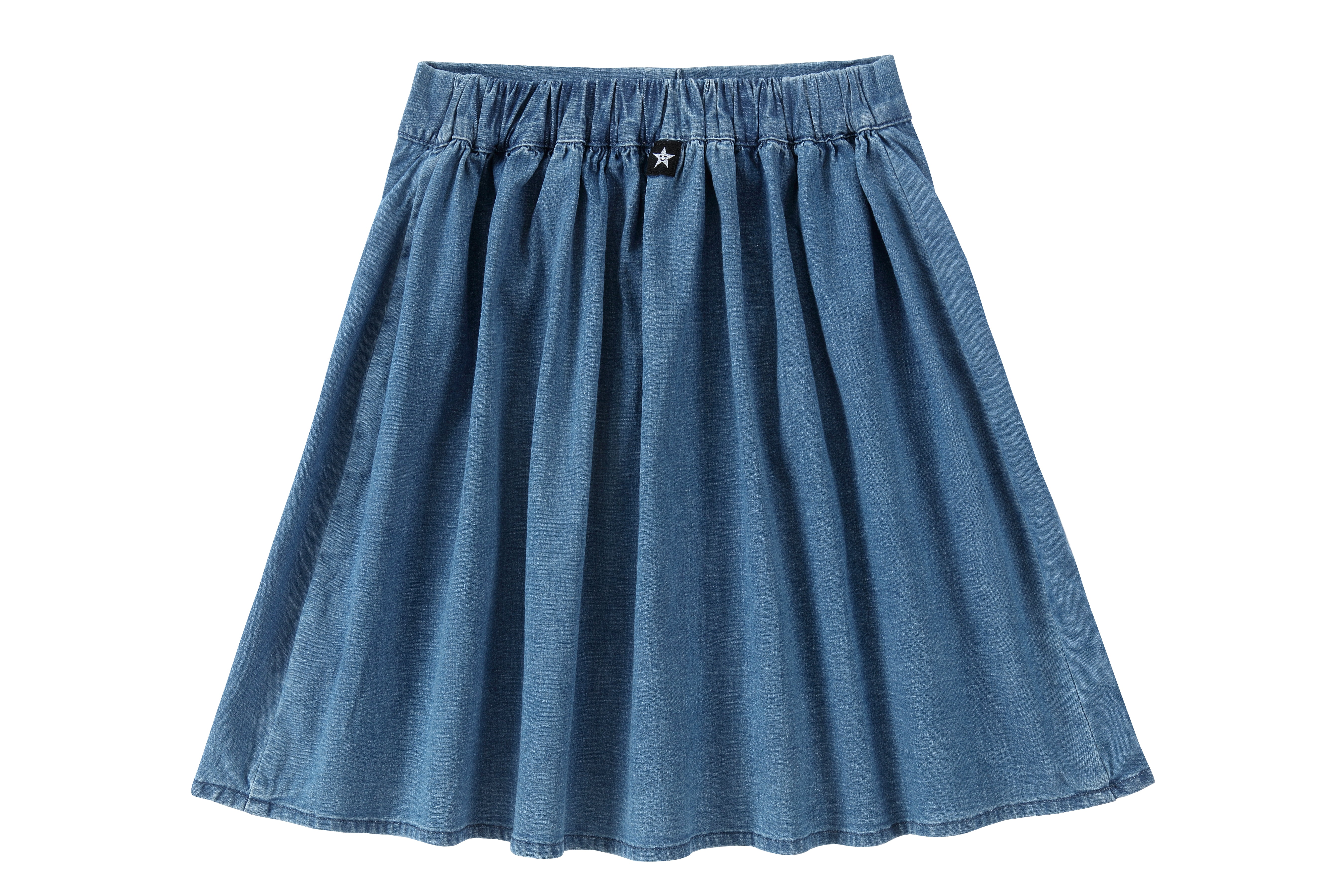 Denim Button Down Skirt