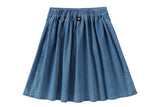 Denim Button Down Skirt