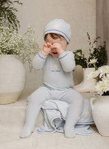 Baby Boys Light Blue Star Blanket