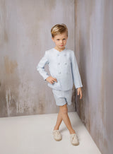 Boys Powder Blue Shorts