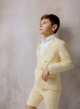 Boys Butter Yellow Blazer