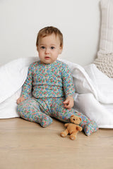 Colorful Floral Footie