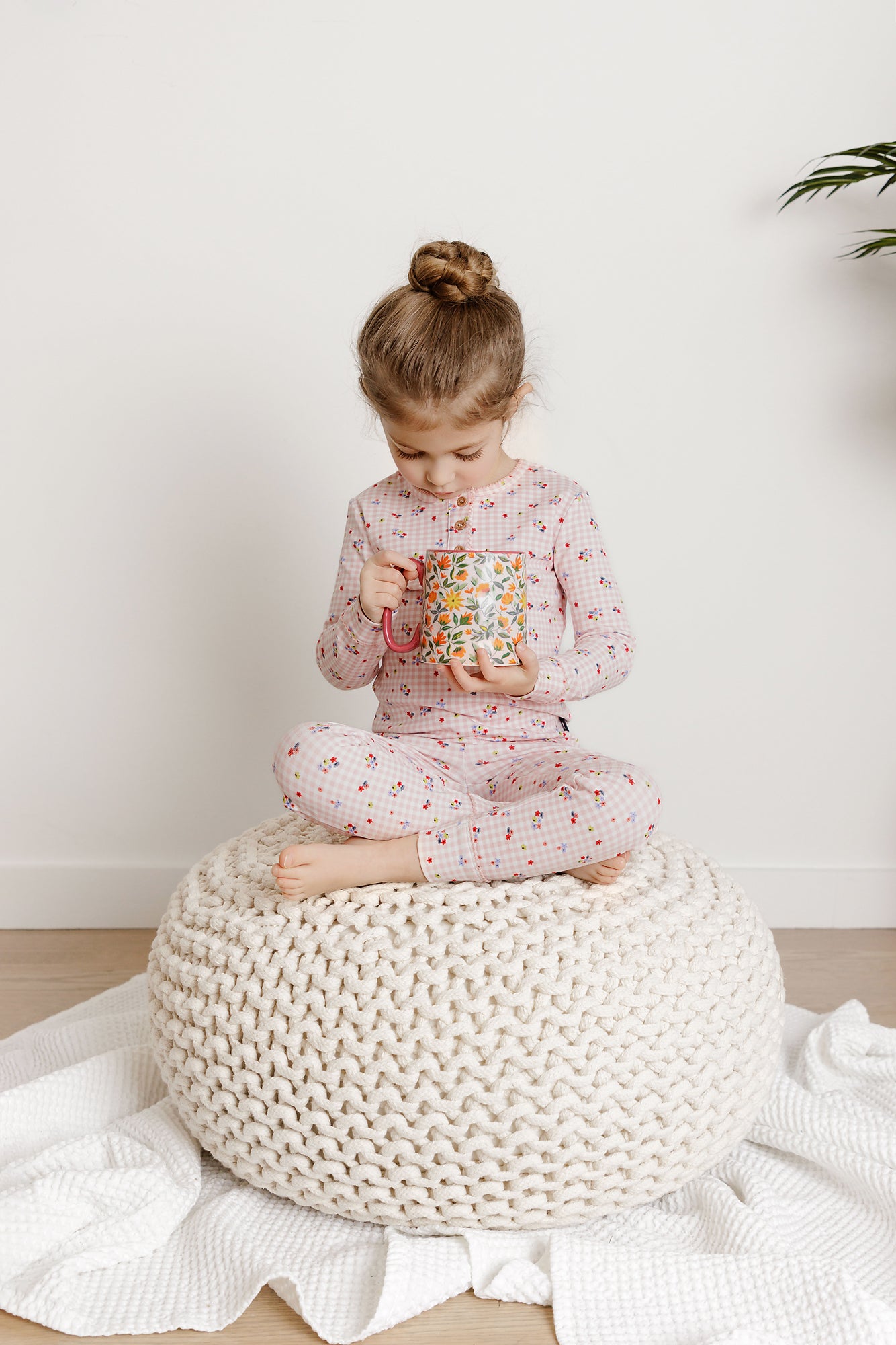 Pink Gingham Pajama