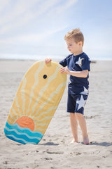 Navy Star Rash Guard