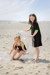 Black & Neon Swim Dress