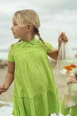 Girls Set Sail Dress with Collar