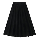 Black Yoke Circle Skirt