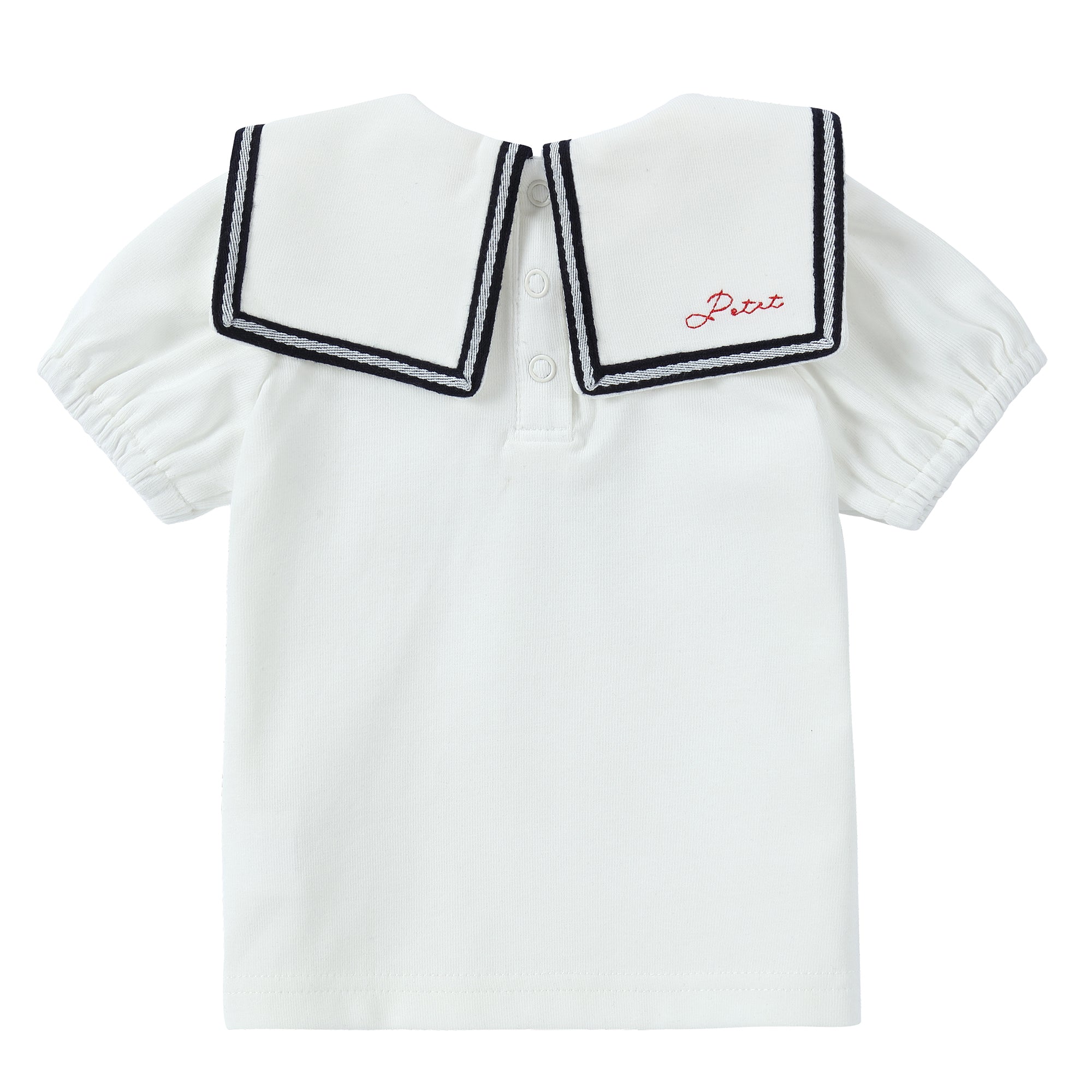 Little Sweet Sails Puff Sleeve Tee