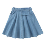 Denim Belt Bag Skirt