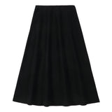 Black Maxi Paneled Skirt