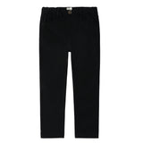 Black Chino Patch Pocket Pull On Pants