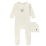 Beige Footie