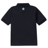 Perfect Petals Navy Polo