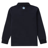 Perfect Petals Navy Polo