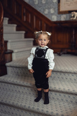 Baby Girls Velvet Charm Romper