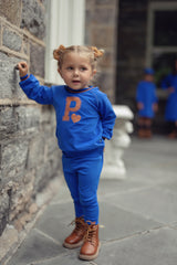Baby Girls Soft Blue Sweatshirt Set