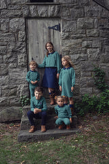 Boys Green Wash Sweatshirt with Racehorse