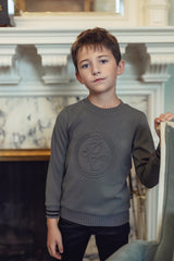 Boys Olive Green PC Logo Sweatshirt