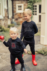 Boys Charcoal Cord Sweatshirt