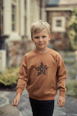 Baby Boys Star Leopard Sweatshirt Set