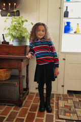 Girls Sweet Stripe Hoodie
