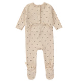 Beige Airplane Footie