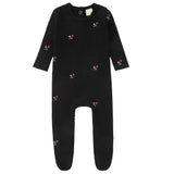 Midnight Blooms Footie